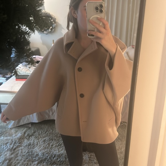 Zara wool blend coat xs/s - Picture 2 of 3